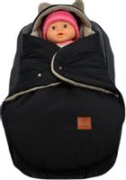 ŚPIWOREK MYSZKA FOTELIK NOSIDŁO WÓZEK ORTALION CZARNY MINKY LATTE