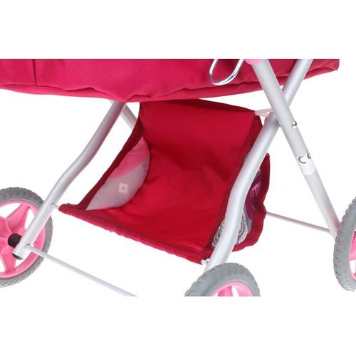 Wózek dla Lalek Głęboki z Torebką Gondola Składany Daszek Pokrowiec na Arena.pl