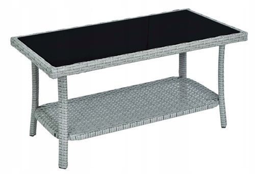 ZESTAW MEBLI OGRODOWYCH Z TECHNORATTANU RATTAN SOFA FOTELE STOLIK NA OGRÓD na Arena.pl