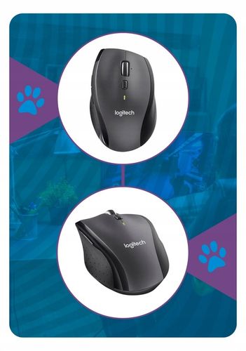 MYSZKA BEZPRZEWODOWA LOGITECH M705 MARATHON MYSZ OPTYCZNA KOMPUTEROWA na Arena.pl