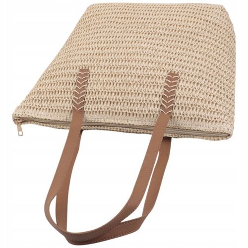 Torebka damska shopper na ramię słomiana lato shopperki pojemne torebki na Arena.pl