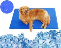 żelowa mata chłodząca dla zwierząt 70x110 cm niebieska