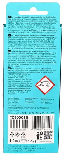 Tabletki czyszczące i odkamieniające SIEMENS Oryginalne na Arena.pl