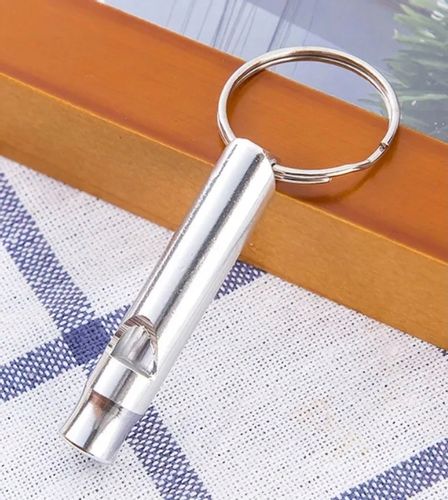 Gwizdek Alarmowy Sygnałowy Niskie Częstotliwości Pisk Odstraszasz Srebrny na Arena.pl