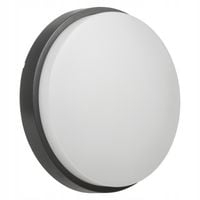 Lampa LED ścienno sufitowa 15W IP54 1100lm szara