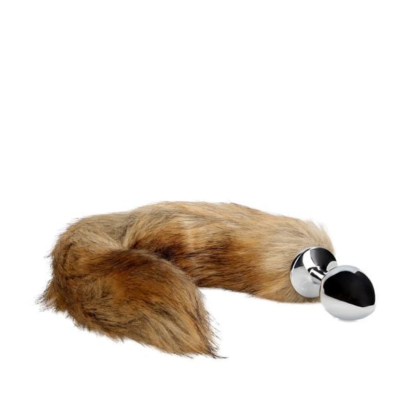 Fox Tail With Metal Butt Plug zdjęcie 1
