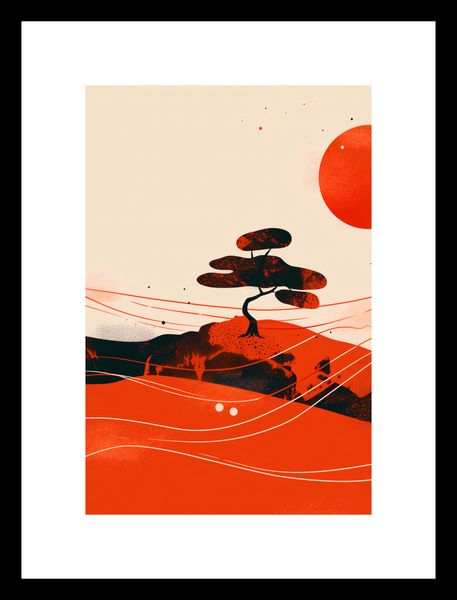 Plakat 30x45cm Czerwone Pustynne Pejzaże zdjęcie 3