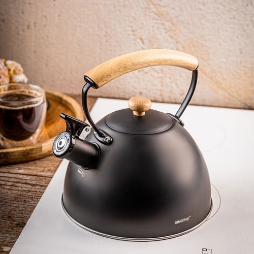 czajnik 2,5l z gwizdkiem kinghoff kh-1999 czarny mat na Arena.pl