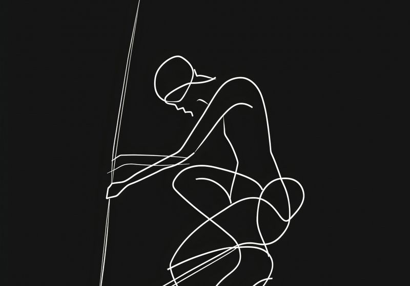 Plakat 100x70cm Linia zdjęcie 1