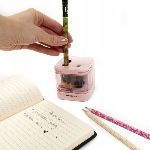 KIDEA RÓŻOWA TEMPERÓWKA ELEKTRYCZNA PODWÓJNA 2 GRUBOŚCI KREDEK 6-7/8-12 mm na Arena.pl