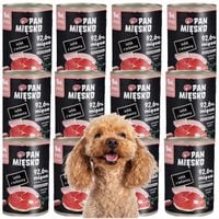 mokra karma dla psa indyk z wołowiną pan mięsko hipoalergiczna szczeniak