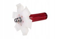 GRZEBIEŃ DO PROSTOWANIA LAMEL Z RĄCZKĄ PLASTIKOWĄ