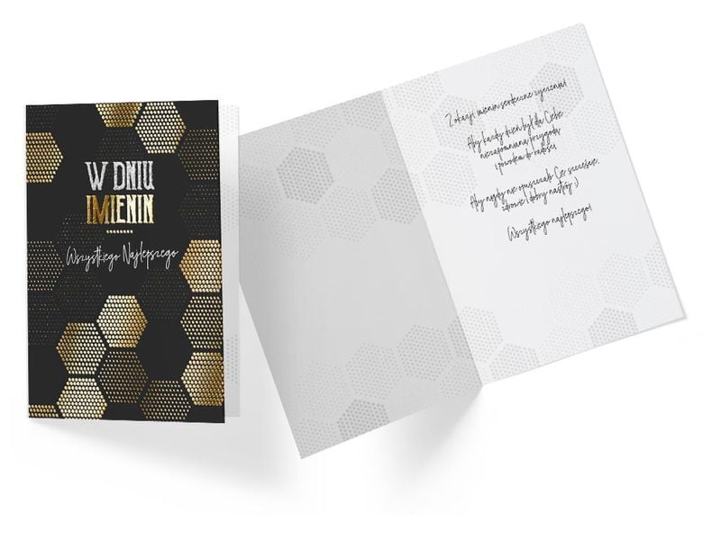 Karnet / Kartka "Imieniny", PR-276 zdjęcie 1