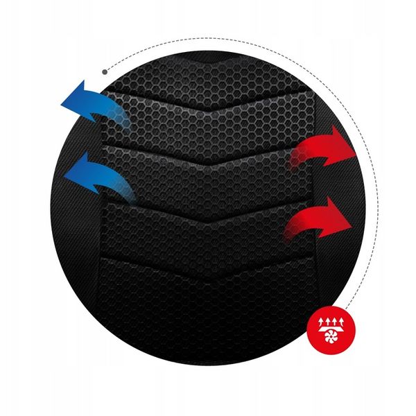 Fotel Gamingowy HUZARO FORCE 2.5 Red Mesh zdjęcie 8
