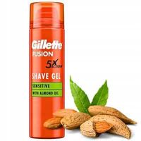 Gillette Fusion 5 Sensitive 200 ml żel do golenia z olejkiem