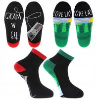 MORAJ Skarpety Zabawne 2-PARY PREZENT SOCKS 43-45