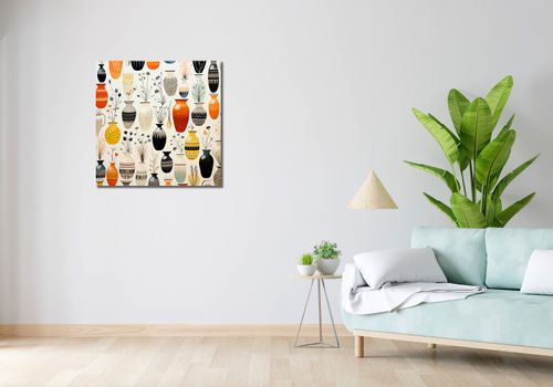 Obraz 70x70cm Symfonia Wazonów na Arena.pl