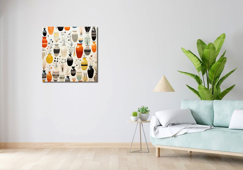 Obraz 70x70cm Symfonia Wazonów zdjęcie 2