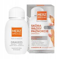 Merz Spezial Dragees, włosy skóra paznokcie drażetki, 60 szt.
