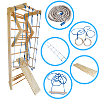 19270 Drabinka gimnastyczna drewniana wspinaczkowa do ćwiczeń