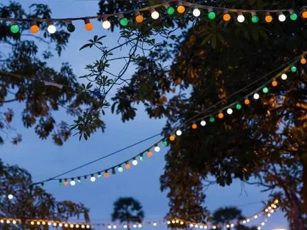 Girlanda świetlna zewnętrzna, 12 m 10 żarówek G4 zdjęcie 2