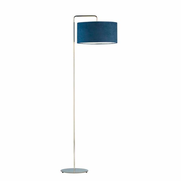 Lampa podłogowa BOLIVIA stal morska zdjęcie 1