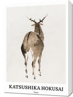 Obraz 50x70cm Design Deer, Hokusai Vintage do Salonu