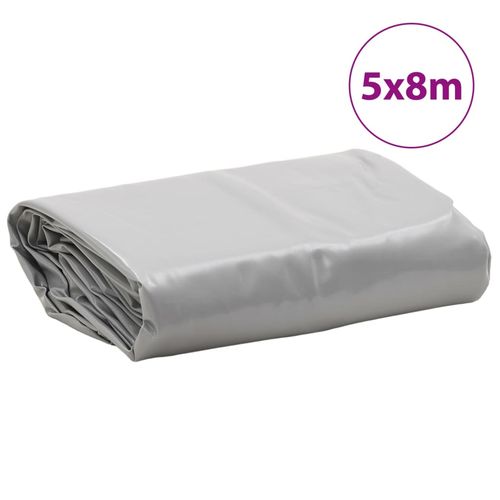 Plandeka, szara, 5x8 m, 650 g/m² na Arena.pl