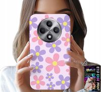 ETUI DO OPPO RENO12 F / 12FS 5G - KOLOROWE STOKROTKI, STOKROTKA, KWIATKI