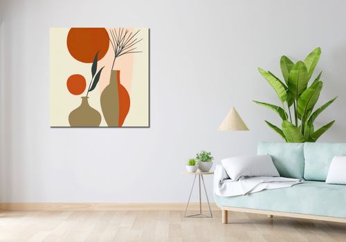 Obraz 90x90cm Wazy w Czerwieni na Arena.pl