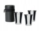 Zestaw Kieliszków Metalowych w Etui 30ml na Piknik