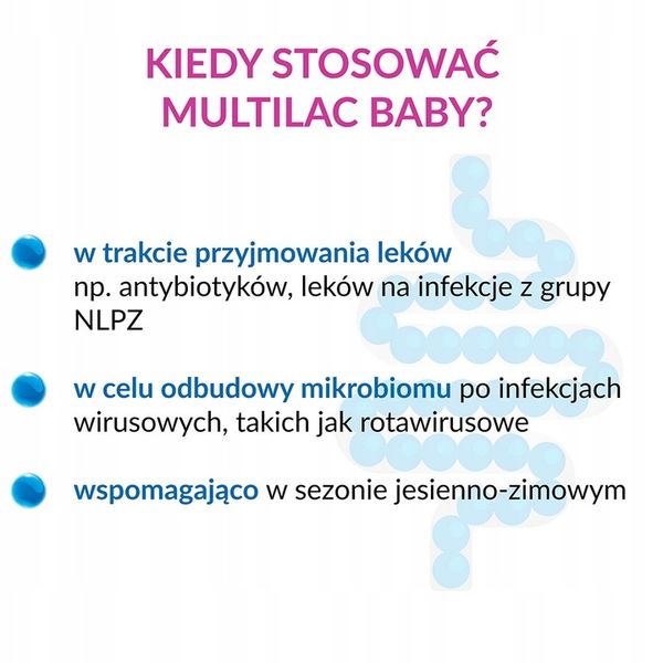 MULTILAC BABY synbiotyk dla dzieci krople 2x5ml zdjęcie 4