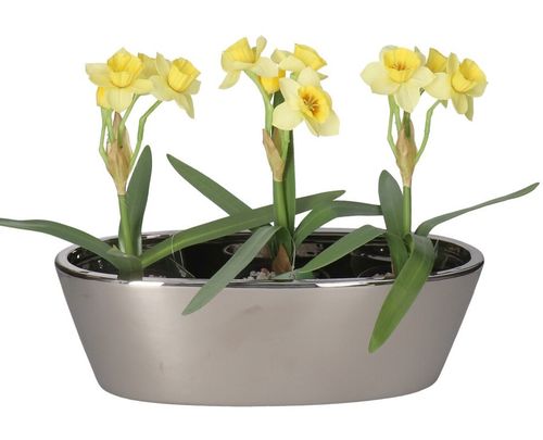 DONICZKA OSŁONKA CERAMICZNA SREBRNA NOWOCZESNA DUŻA na Arena.pl