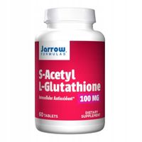 JARROW FORMULAS S-ACETYL L-GLUTATHIONE UKŁAD KRĄŻENIA ODPORNOŚĆ 100 mg 60 t