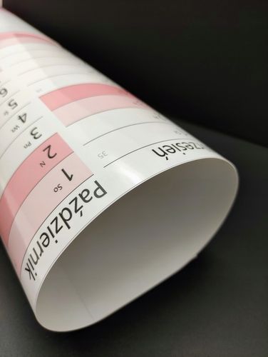 Planer A1 Kalendarz 2025 84x59 zmazywalny z mocowaniem samoprzylepnym na Arena.pl