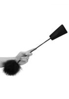 crop with feather tickler