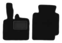 Dywaniki welurowe przednie czarne Smart ForTwo I 1998-2007 hatchback