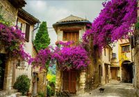 Fototapeta 3D miasto zabytkowa uliczka 130x80 FLI