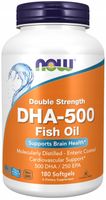 NOW Foods DHA-500 Double Strength OMEGA-3 DHA 500mg, EPA 250mg 180 softgels