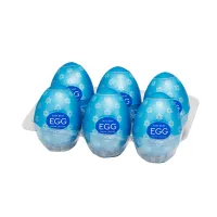 tenga egg snow crystal 6 szt. - zestaw jednorazowych urządzeń intymnych