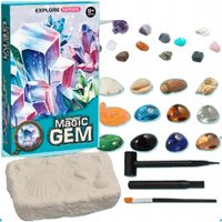 KOPALNIA KRYSZTAŁÓW DIAMENTÓW WYKOPALISK ARCHEOLOG MAGICZNE KAMIENIE