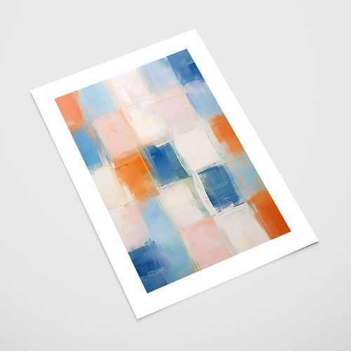 Plakat abstrakcja kolorowe plakaty 21x29,7 cm A4 na Arena.pl