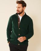 Sweter męski bawełniany butelkowa zieleń Deville Rozmiar - 3XL