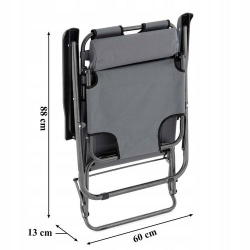 Leżak RC-K-872 metal szary na Arena.pl