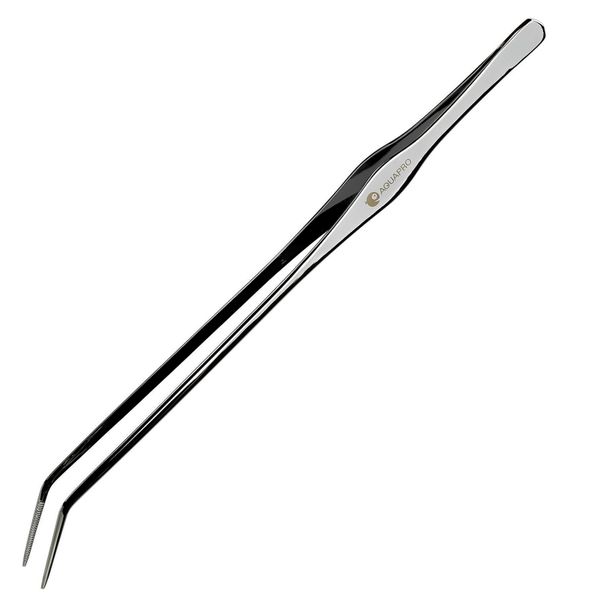Aquapro - pęseta zagięta 33cm zdjęcie 1