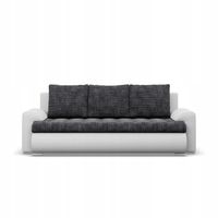 KANAPA FORESTA BIAŁA POPIEL Rozkładana Wygodna Funkcja Spania PLECIONKA