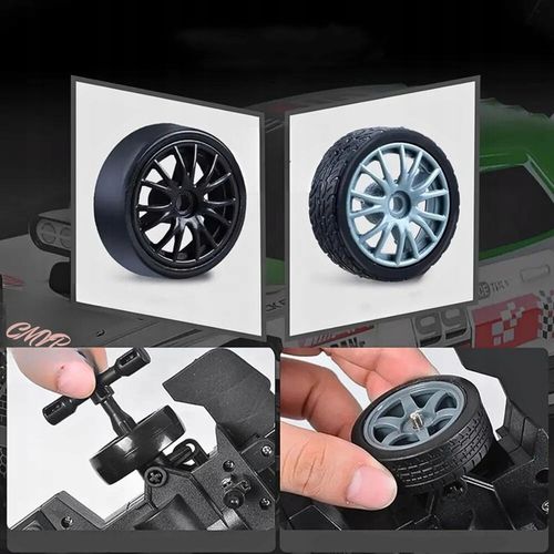 Samochód zdalnie sterowany Duży RC Na Pilot Auto Do Driftu 4x4 Led Dym na Arena.pl