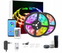 Taśma LED 15M RGB 5050 WiFi PILOT APLIKACJA+GRATIS
