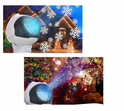 ŚWIĄTECZNY PROJEKTOR LED LASEROWY RZUTNIK REFLEKTOR NA DOM 16 MOTYWÓW na Arena.pl