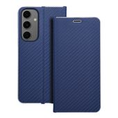 Kabura LUNA Book Carbon do SAMSUNG S24 FE niebieski